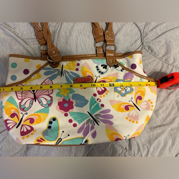 Rosetta floral/butterfly handbag - Picture 6 of 10